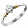 ANILLO SOLITARIO CON PIEDRA CENTRAL
