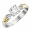 ANILLO SOLITARIO CON PIEDRA CENTRAL