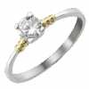 ANILLO SOLITARIO CON PIEDRA CENTRAL