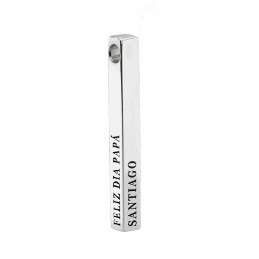 DIJE TIPO BARRITA 2,7 CM PERSONALIZADO