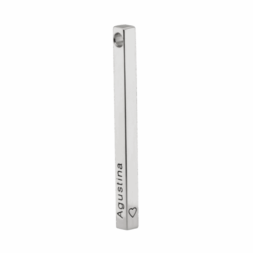 DIJE TIPO BARRITA 4 CM PERSONALIZADO