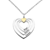 Dije Tres Corazones Personalizados