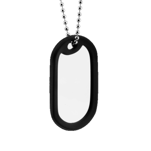 Conjunto Cadena Y Dije Chapa Militar Acero