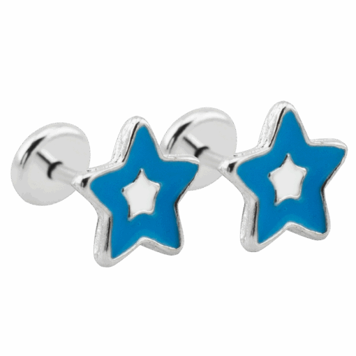 Aros Abridores Estrella Esmaltado