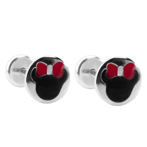AROS ABRIDORES MINNIE MOUSE ESMALTADO