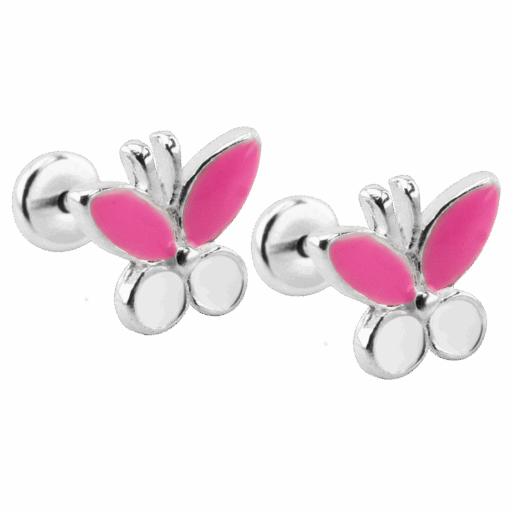 AROS ABRIDORES MARIPOSA ESMALTADA