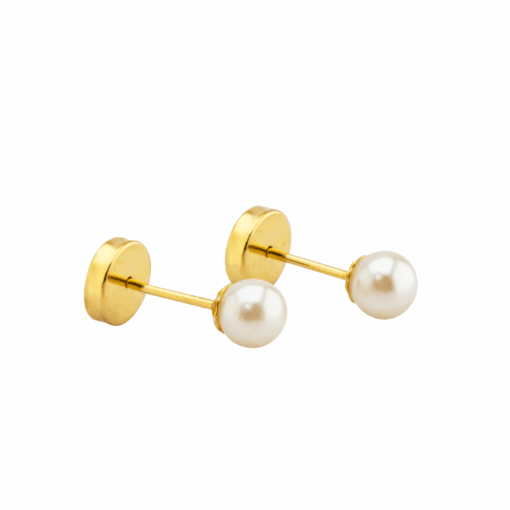 AROS ABRIDORES PERLA CULTIVADA 4 MM