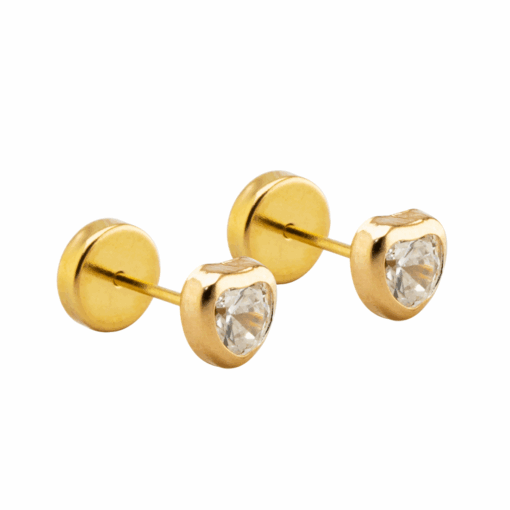 AROS ABRIDORES CORAZON PIEDRA CUBIC
