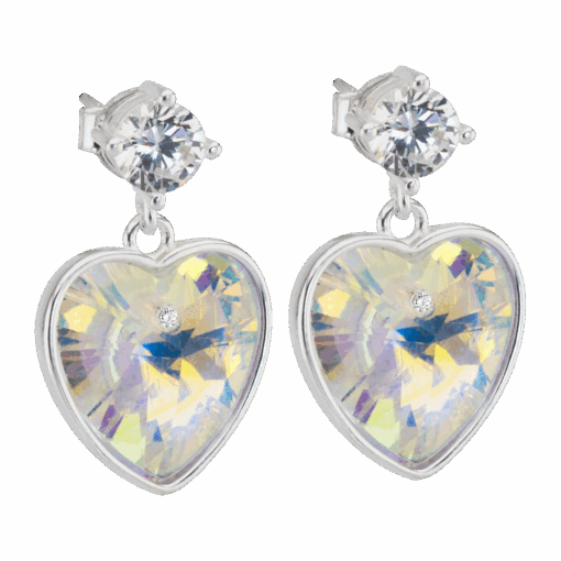 AROS CORAZON COLGANTE CRISTAL SWAROVSKI