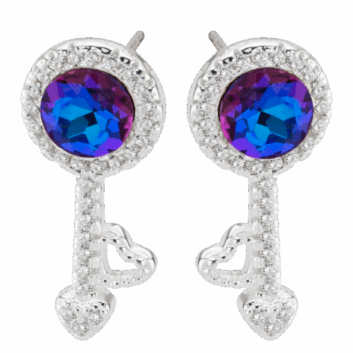 AROS LLAVE CRISTAL SWAROVSKI CON PIEDRAS