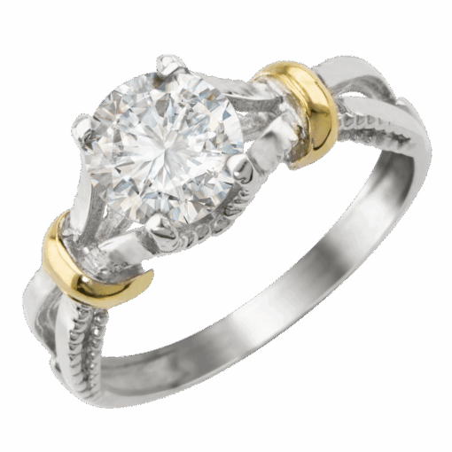 ANILLO SOLITARIO PIEDRA CENTRAL