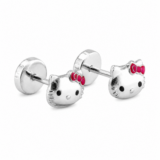 Aros Abridores Hello Kitty De Plata 925