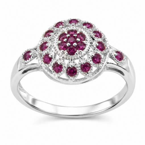 Anillo Frutilla Plata 925