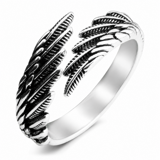 Anillo Alas Ángel De Plata 925 Duki